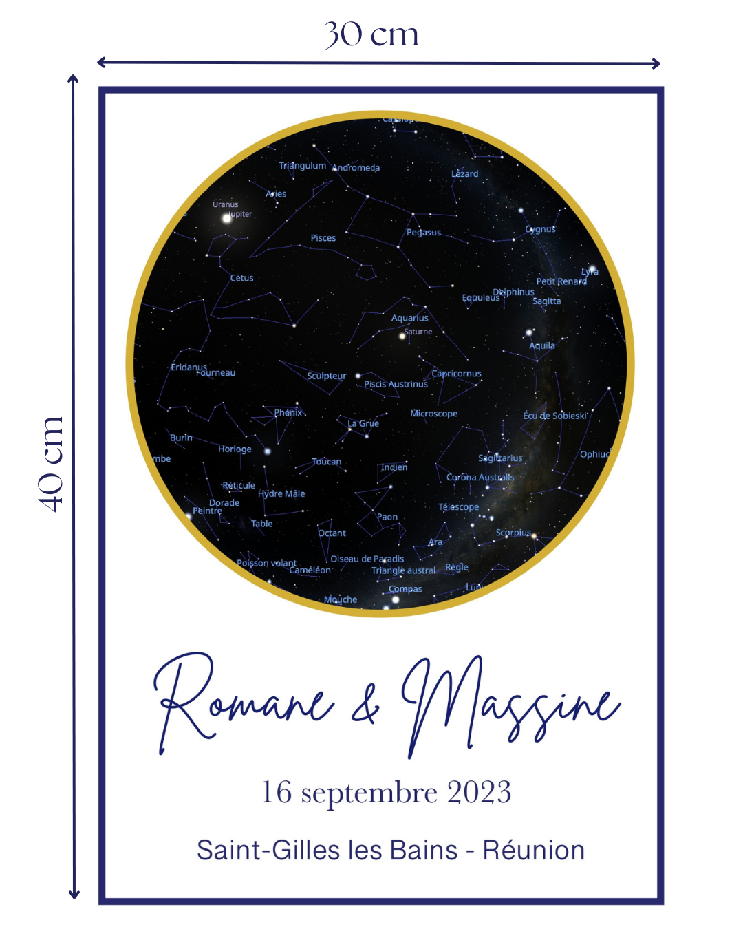 AFFICHE ASTRALIS 30x40