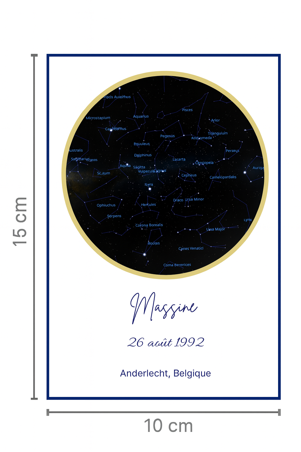 AFFICHE PERSONNALISÉE 10X15