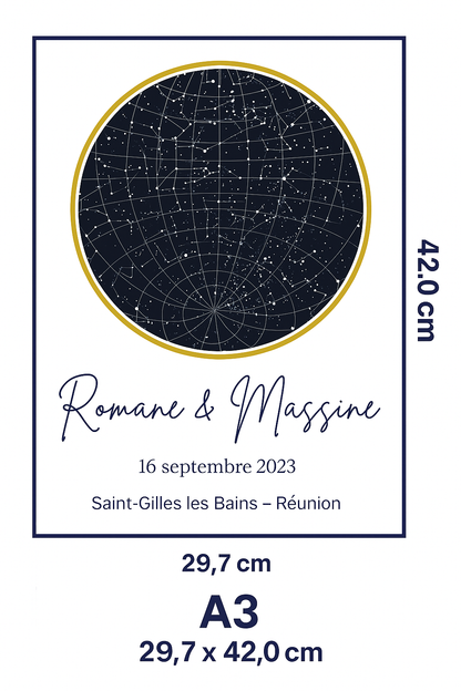 AFFICHE PERSONNALISÉE A3