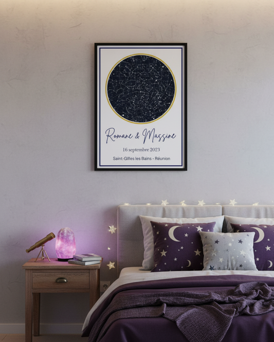 AFFICHE CONSTELLATION 30x40