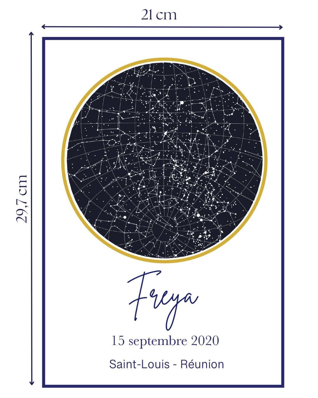 AFFICHE CONSTELLATION A4