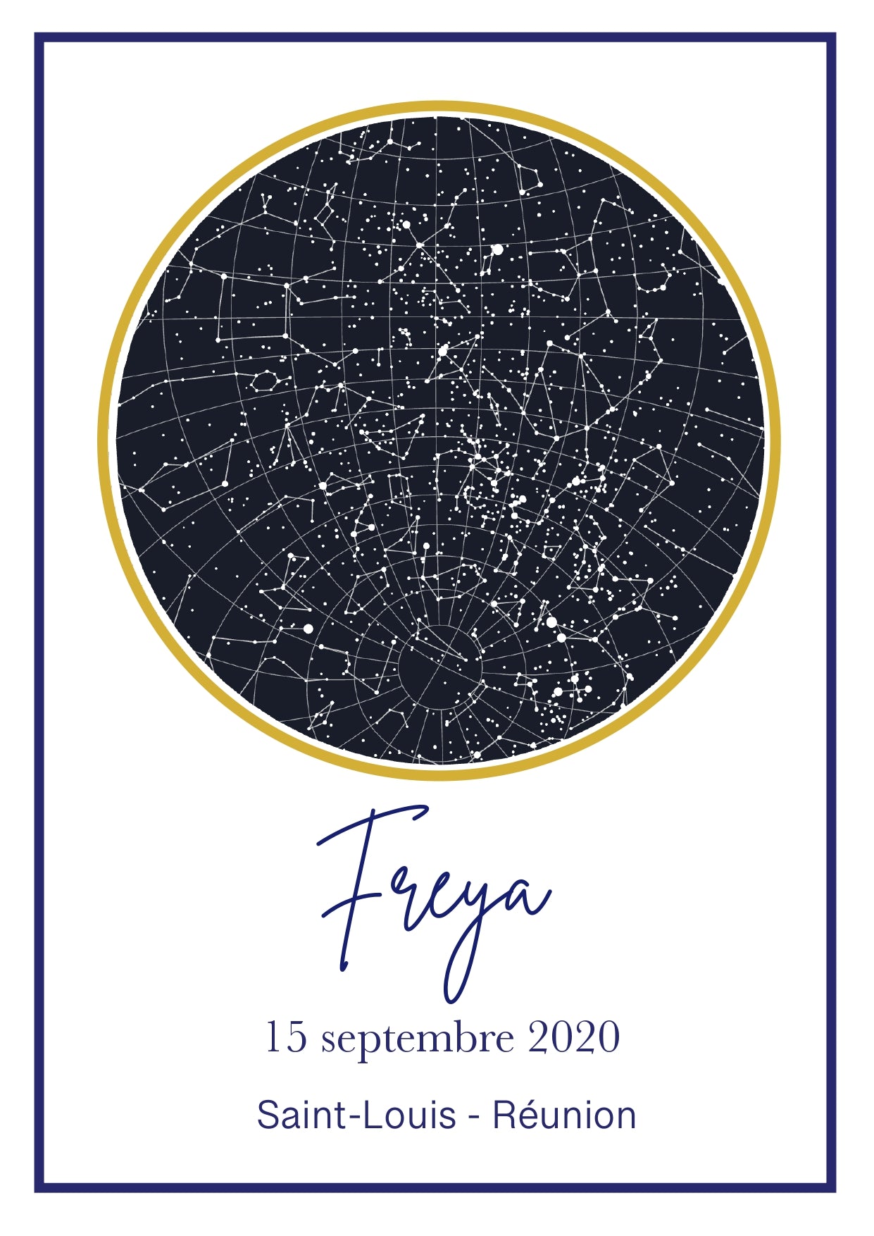 AFFICHE PERSONNALISÉE A4