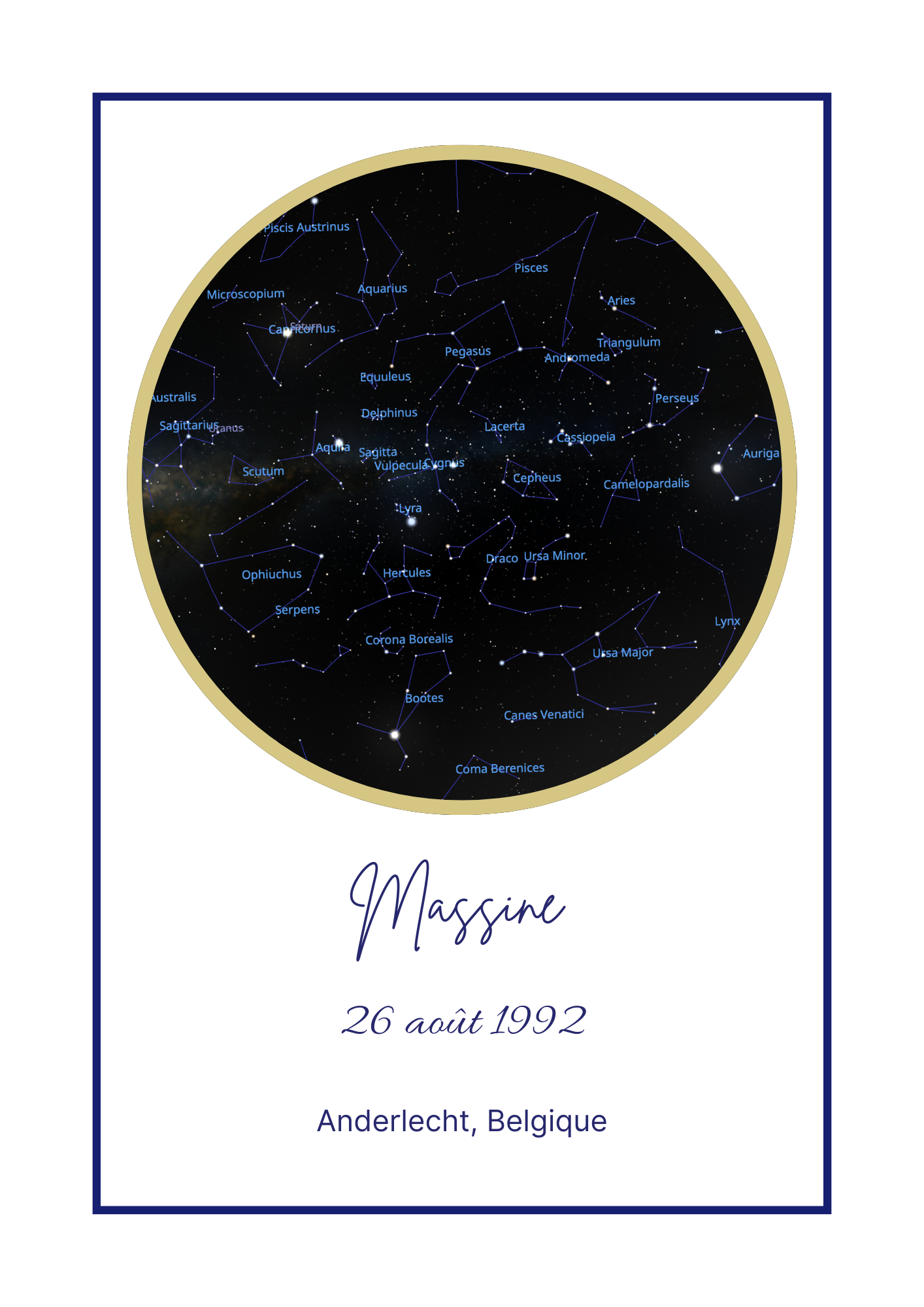 AFFICHE PERSONNALISÉE 10X15